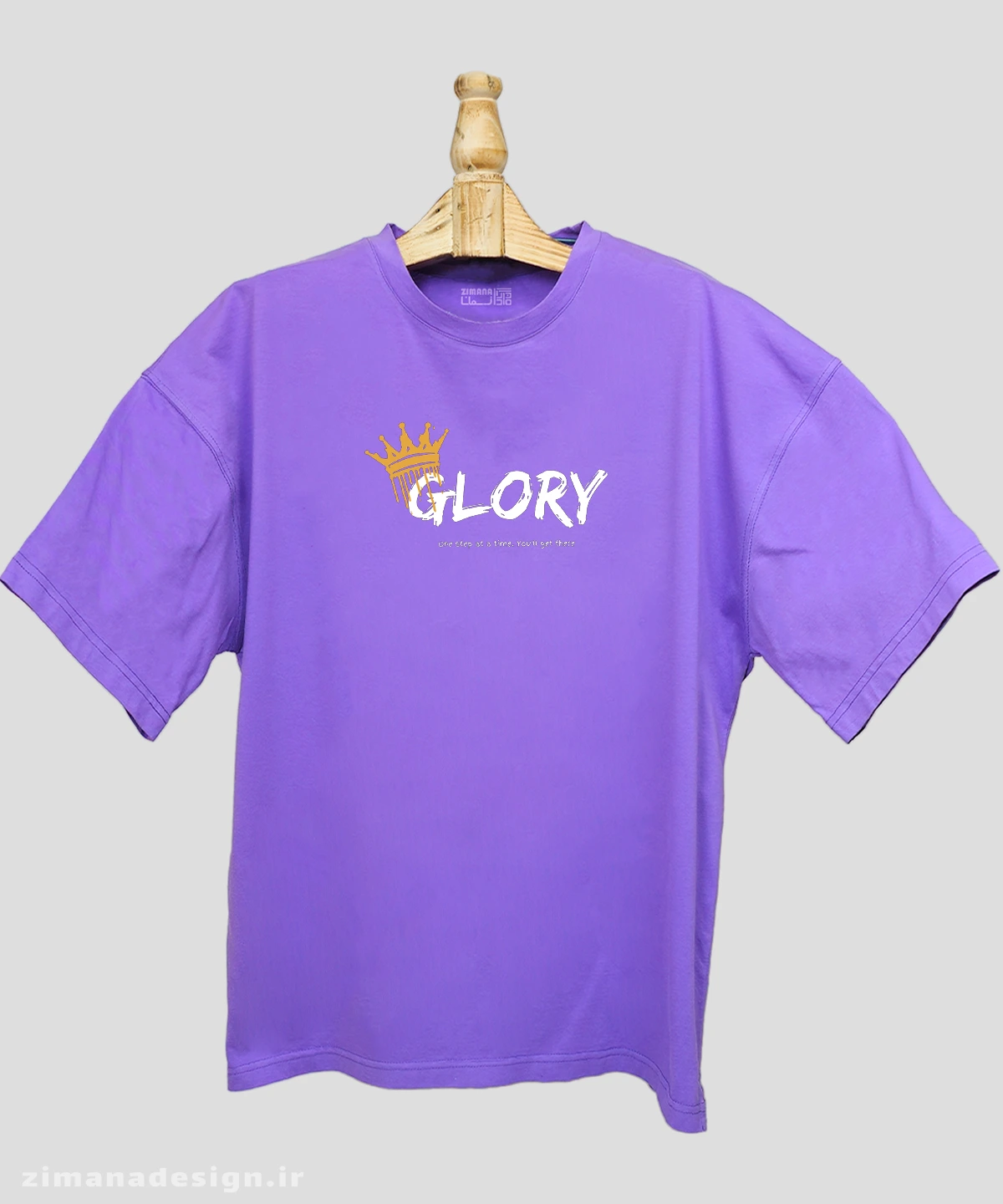 تیشرت لش مردانه و زنانه موزیک طرح Glory