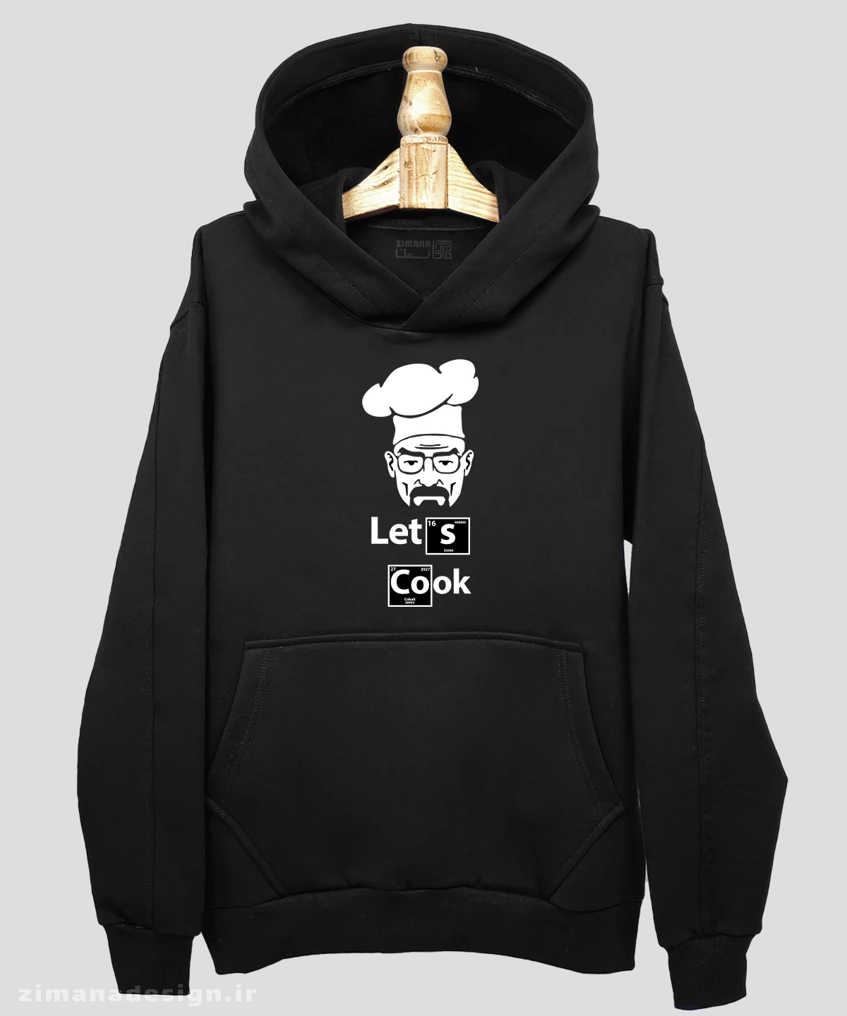 zimanaproduct-0676-h-b هودی مردانه و زنانه مدل بریکینگ بد | Lets Cook - Image 1