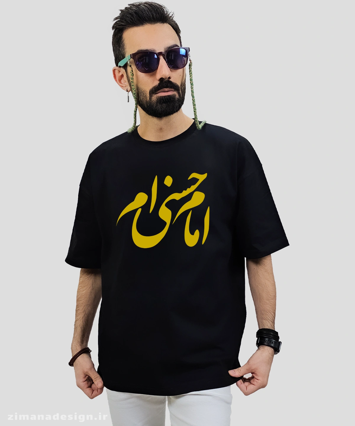 zimanaproduct-0743-l-b تیشرت لش مردانه و زنانه مذهبی طرح امام حسنی ام کد 743 - Image 1