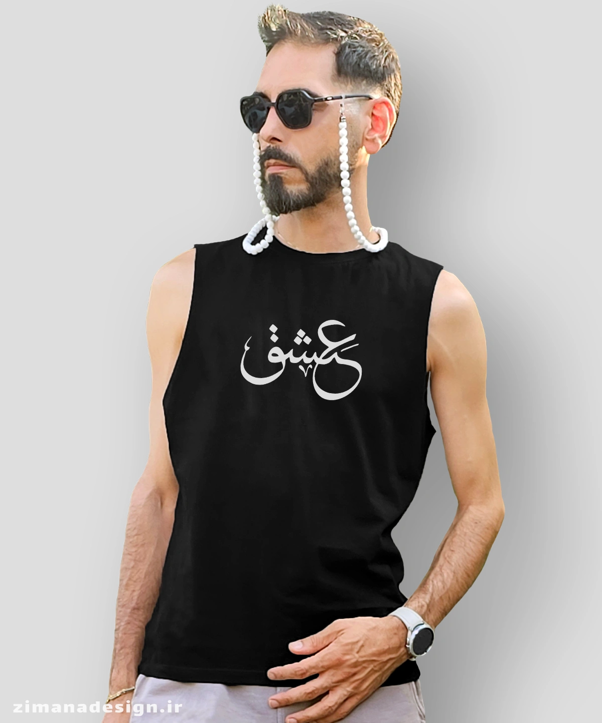 zimanaproduct-0836-t-b1 تاپ مردانه و زنانه تایپوگرافی طرح عشق کد 836 - Image 1