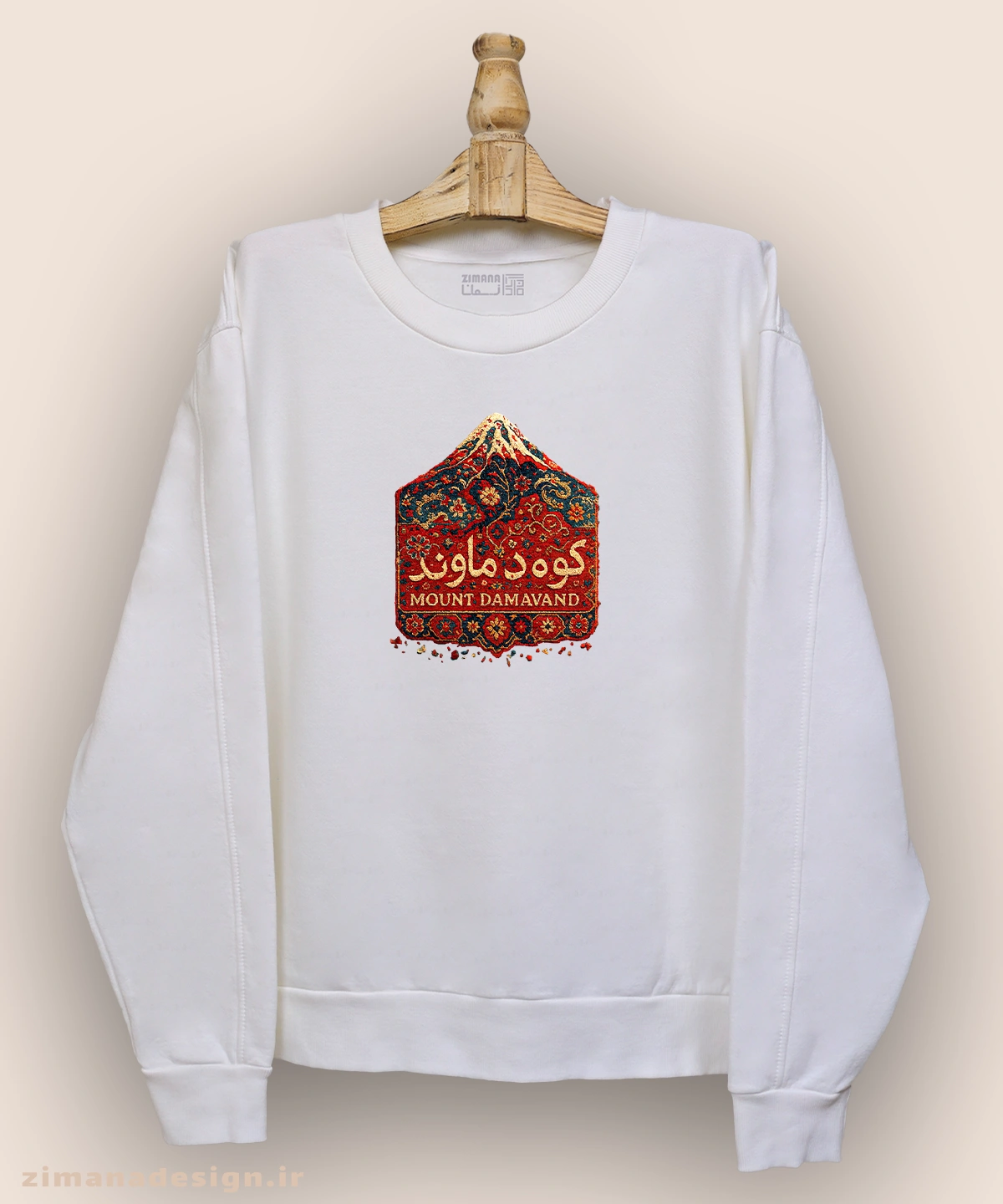 zimanaproduct-0874-d-w دورس مردانه و زنانه طرح کوه دماوند تلفیق با هنر فرش ایرانی - Image 1