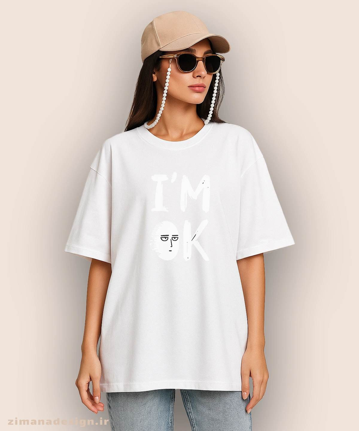 zimanaproduct-0900-l-w تیشرت لش مردانه و زنانه طرح وان پانچ من شخصیت سایتاما کد 900 - Image 1