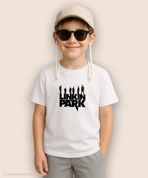 تیشرت بچگانه طرح گروه لینکین پارک کد 973 - Image 3