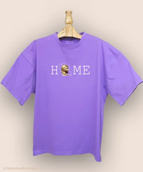 تیشرت لش مردانه و زنانه اصیل ایرانی طرح کوروش بزرگ ترکیب با HOME - Image 5