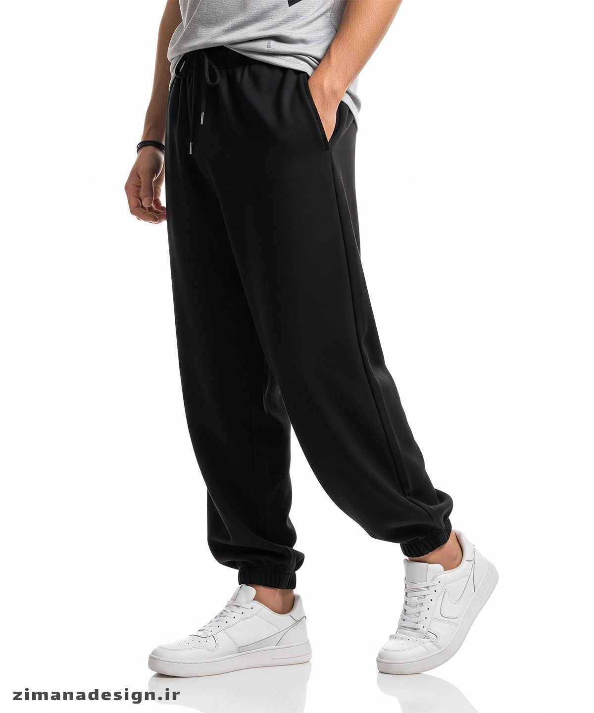 zimanaproduct-0083-p-b3 شلوار اسلش جاگر ساده - Image 1