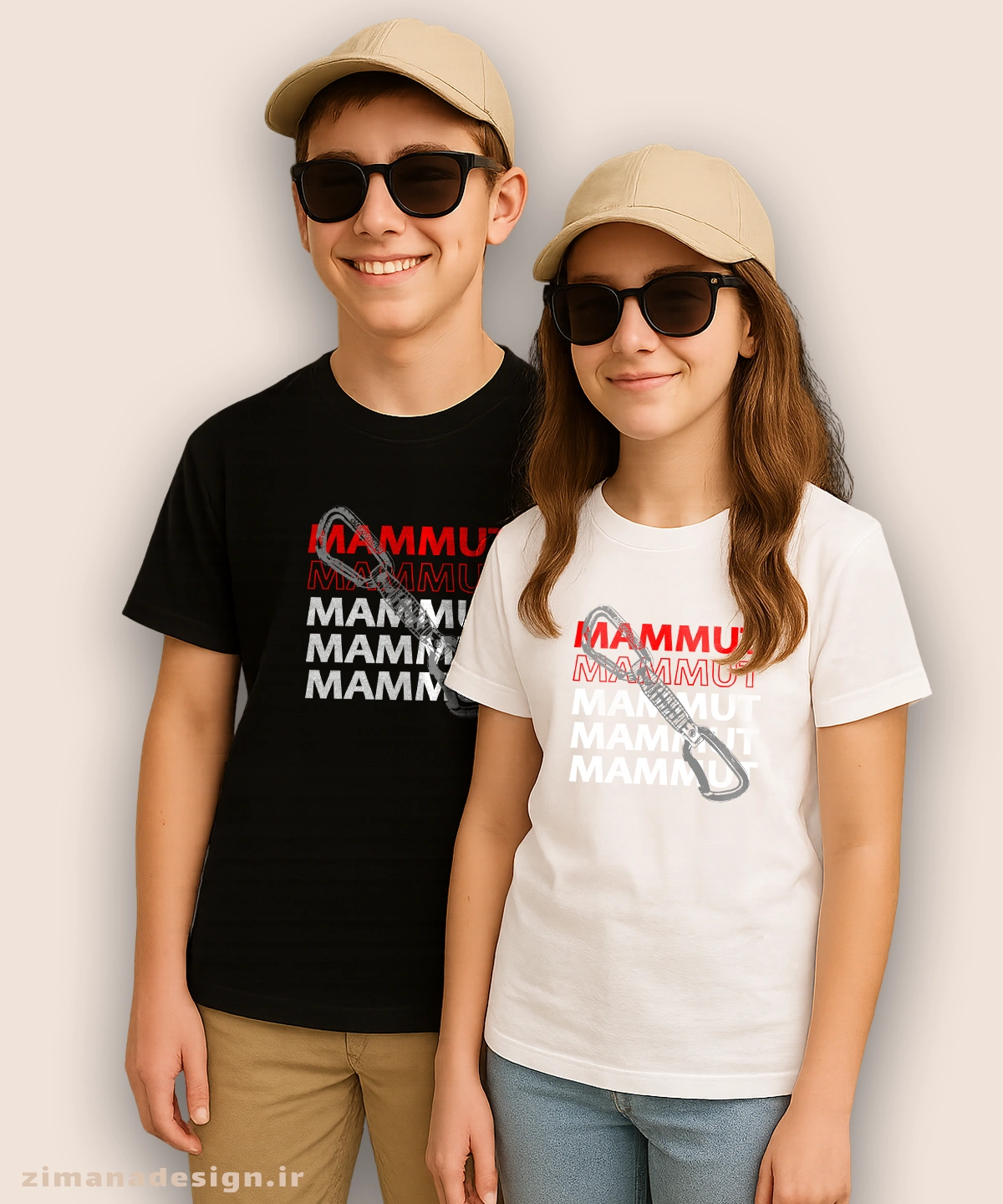 zimanaproduct-1072-bc-bw تیشرت بچگانه طرح کوه نوردی MAMMUT کد 1072 - Image 1